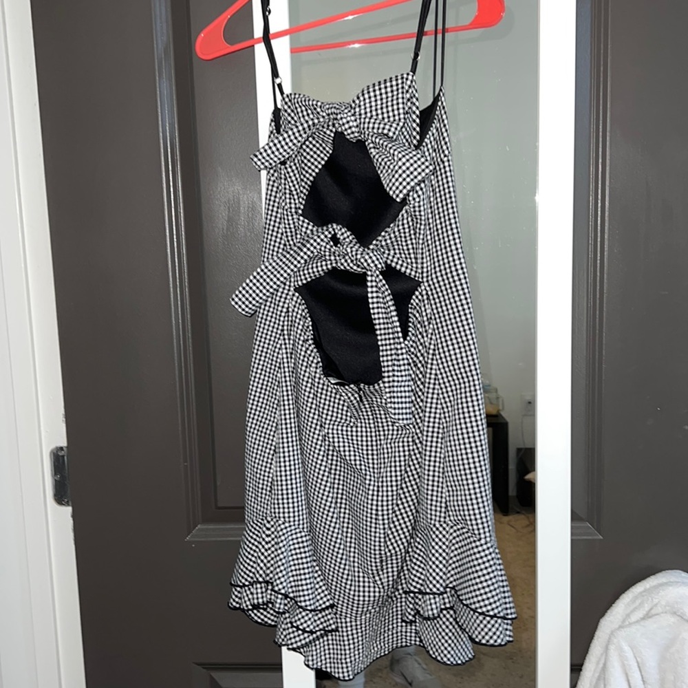 Lucy in the sky gingham dress